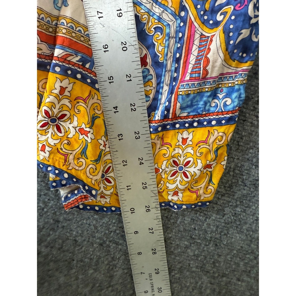Haute Hippie Style Top & Pants Set Patchwork Print Colorful Medium - Picture 16 of 16